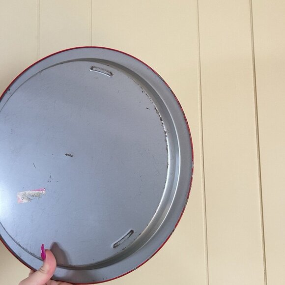 Vintage Coca Cola Round Metal Serving Tray 1982 Hong Kong Women 80s Rare - Picture 10 of 11